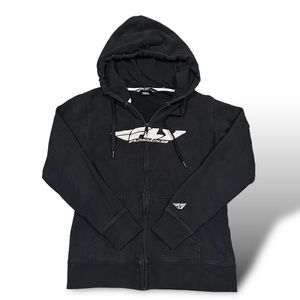 Fly racing zip up hoodie